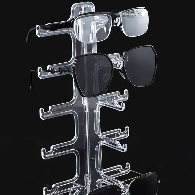 5 Layers Glasses Eyeglasses Sunglasses Show Stand Holder Frame Display Rack Eye glasses Display Stand Storage Holder