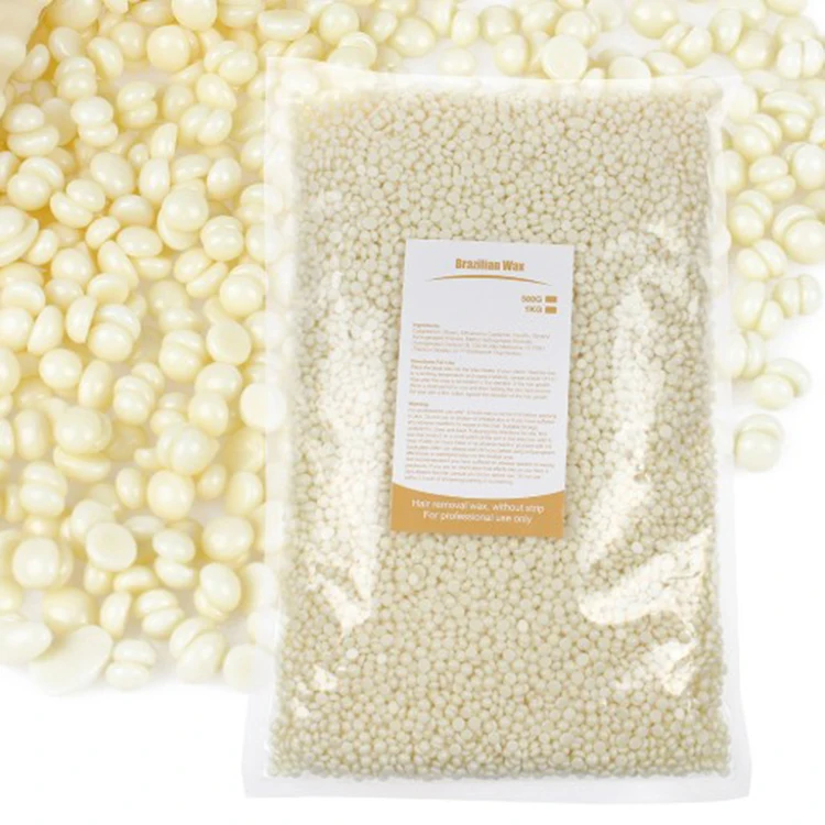 Custom 1000g face body smell smooth hair removal depilatory hard wax beads