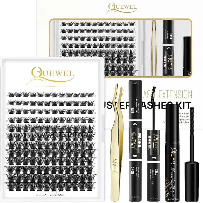 Cluster Wispy Extension self grafting Handmade lash extension black Fluffy Lash Kit diy lashes clusters korea pbt silk