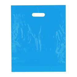 Customized Logo Pink Shopping Boutique Gifts Die Cut Handle Bag, Stocking Sizes Reusable Plastic Carry Bag with Handle