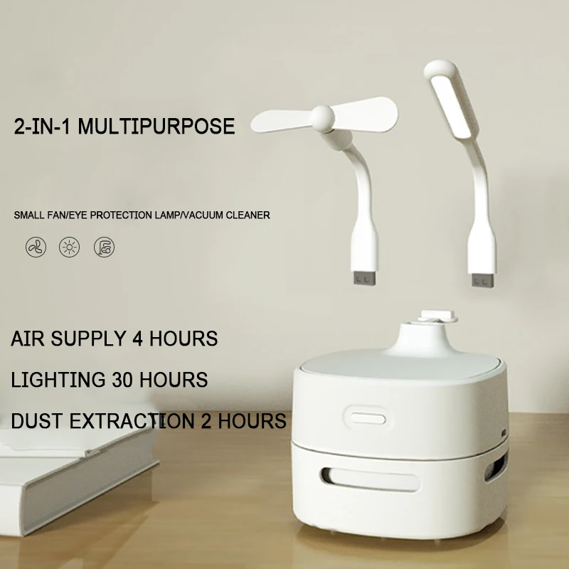 Portable Dry Battery Dust Sweeper Small Office Desktop Clean Machine Multicolor Table Mini Vacuum Cleaner for Home and Car Gift