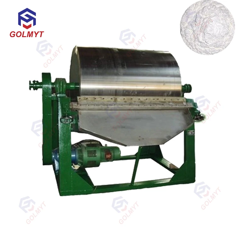 Двойная барабанная сушилка для еды/скребок для овсяной муки, барабанная сушилка