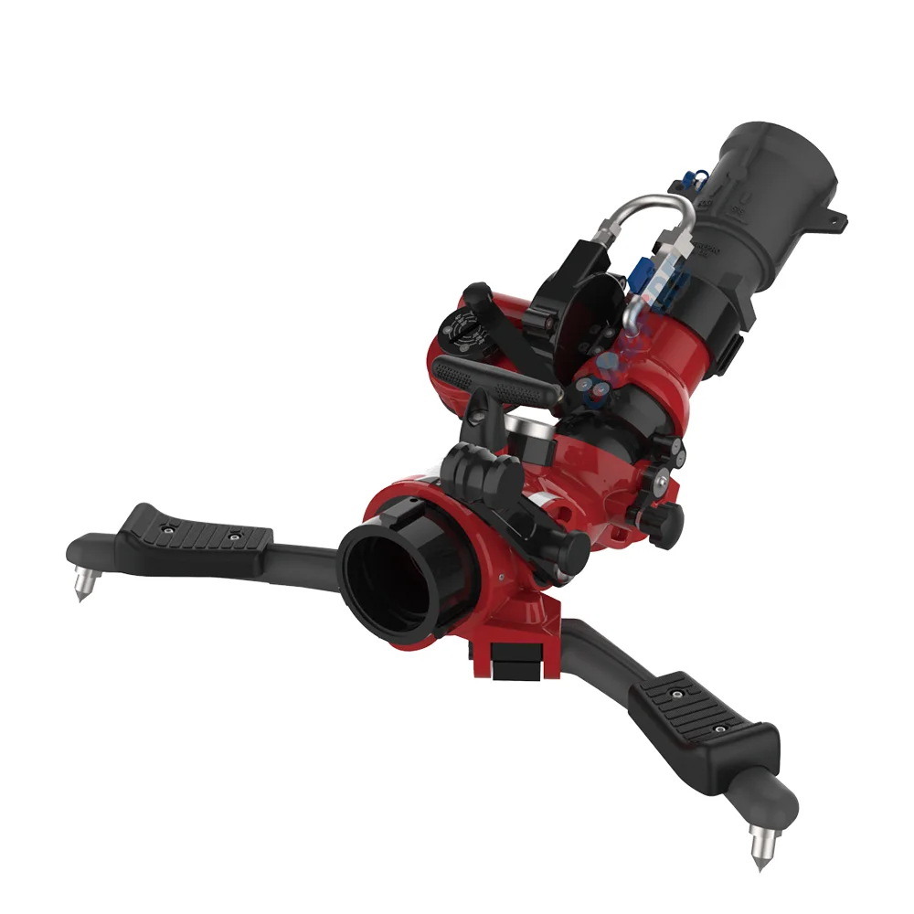 Okefire портативный противопожарный монитор 2400LPM колеблющийся водомет Быстрая настройка для пожарных