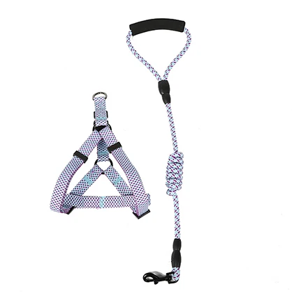 Reflective Dog Harness Nylon Dog Collar And Leash