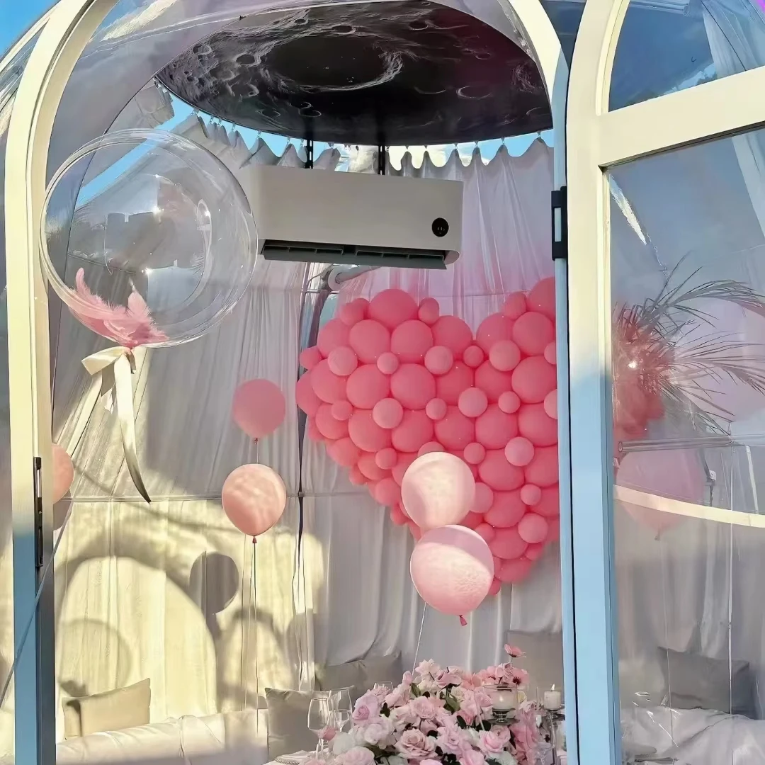 Wholesale High Quality Gaoming custom aluminum frame windproof insulation free standing Sunrooms & Glass Houses