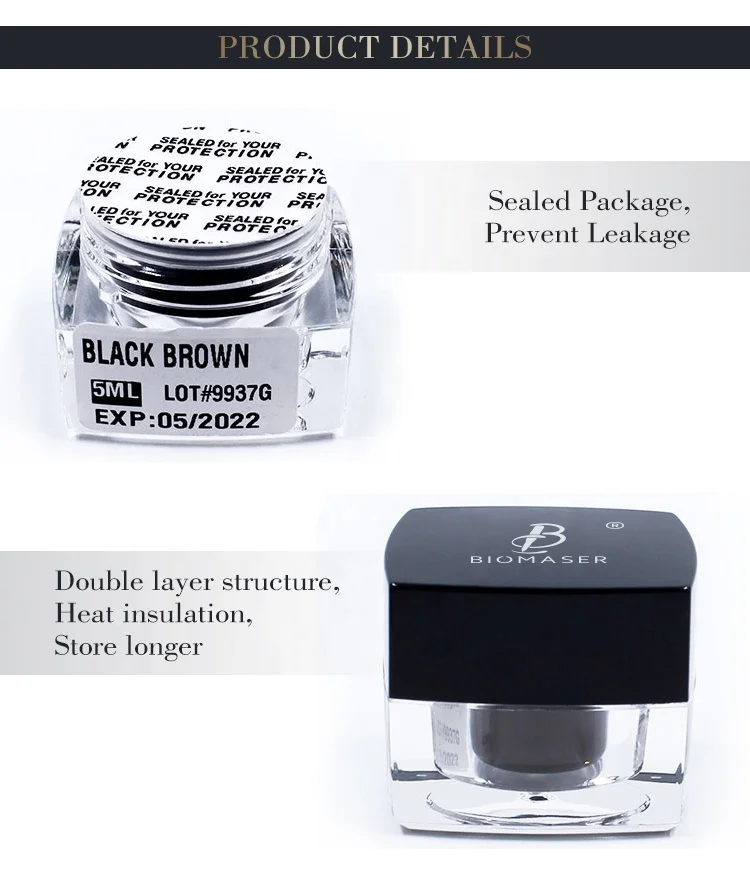 Biomaser Factory Offer Permanent Makeup Ink 14 Color Microblading Pigment  Eyebrow Pigmento Cream Professional For Cosmetic
