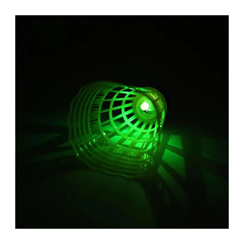 Hot Selling Children Adult Entertainment Training Shuttlecock Durable Beating Noctilucent LED Badminton
