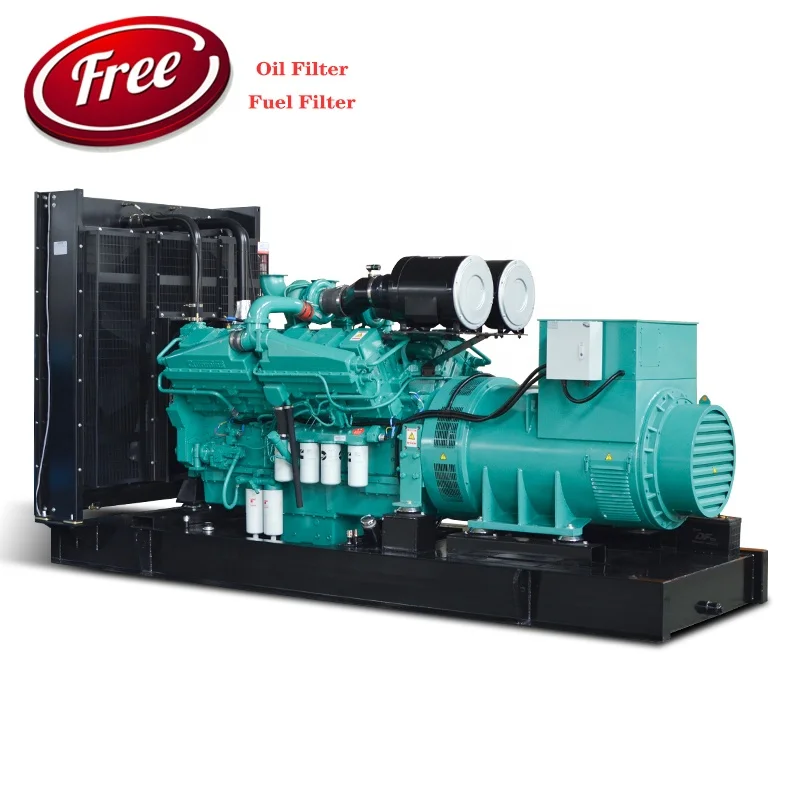 Питание от дизельных двигателей Cummins KTA38-G2A с генератор Stamford, 800kw с открытым или Silent 1000kva дизель-генераторная установка