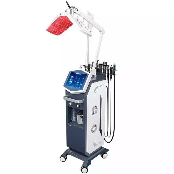 12 in 1 Skin Analyzer Machine Facial Hydrodermabrasion PDT LED Light Beauty Machine