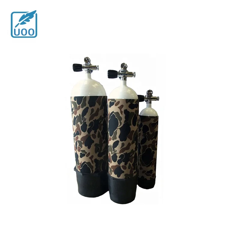 UOO Custom Thickness Neoprene Diving Scuba Tank Cover with Zipper