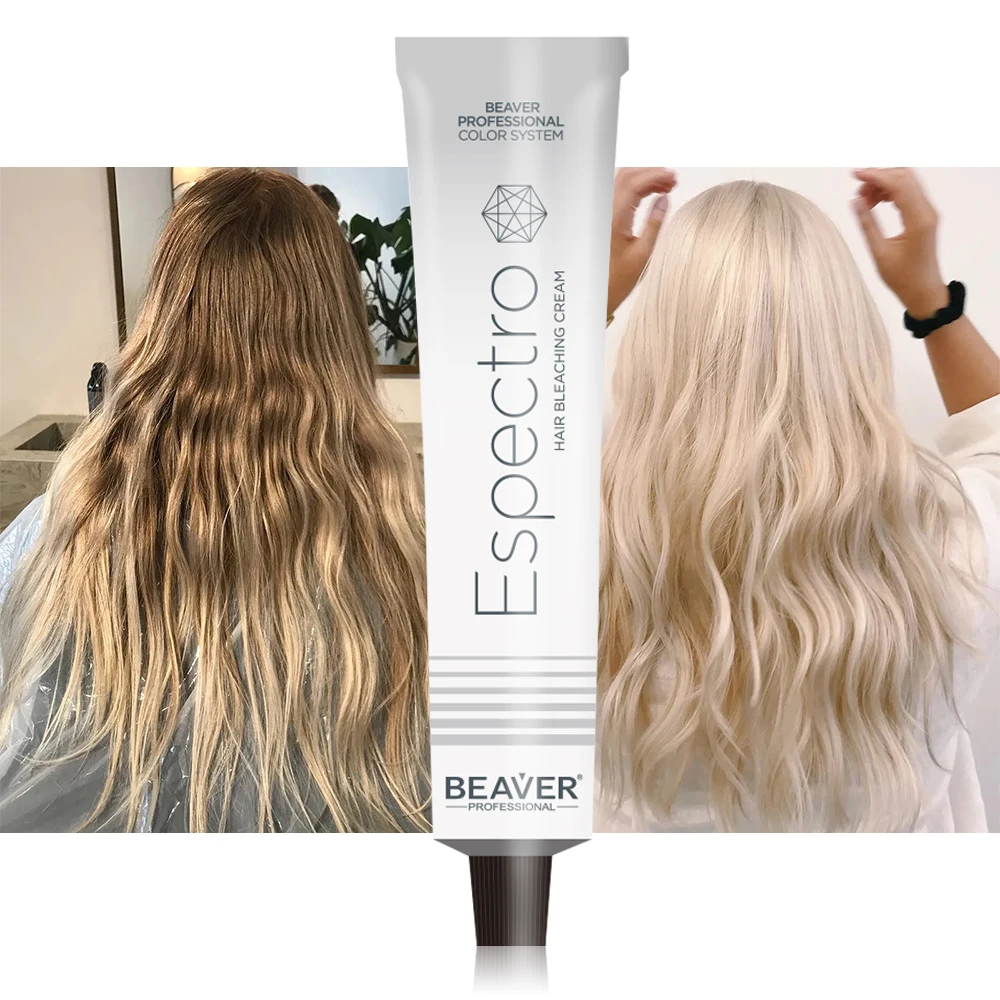 Wholesales Beaver Professional  bleach hiar color hair dye hair bleaching cream natural organic level 9 hair Bleaching powder