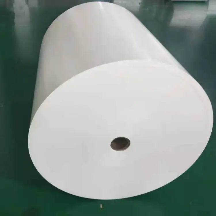 Favorable price size customizable white/yellow/bule/brown colors classine silicone release paper jumbo roll