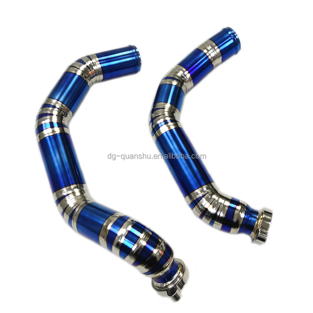 Charge Pipe with J Pipe For BMW F8X M2C M3 M4 S55 Titanium Charge Pipe