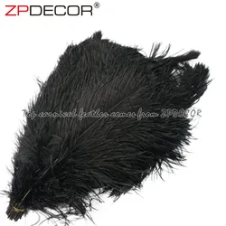 ZPDECOR Wholesale Cheap Size 30-35 cm Mix Colors Ostrich Feathers for DIY Design