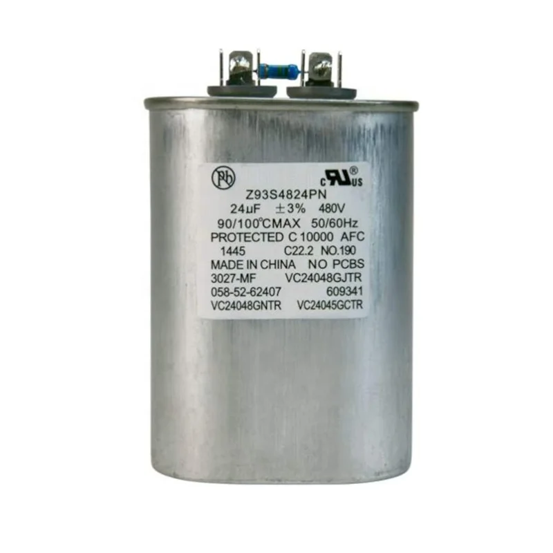 Factory Sale MH Starting Capacitor Condenser 24uF 30uF 34uF Oval Round Shape for 1000W 1500W Metal Halide Lamp