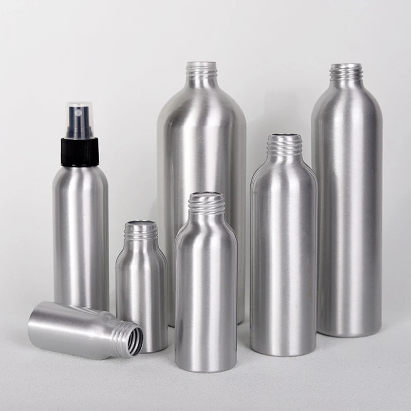 15 30 50 ml 80 100 120 ml 150 250 metal aluminum bottle with metal lid for Cosmetic Oil