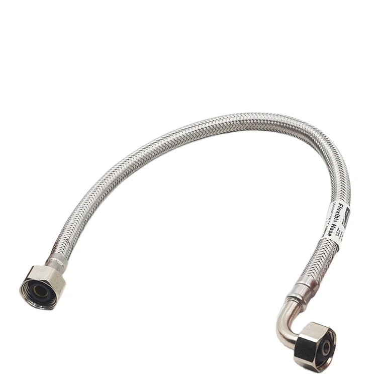 Metal Hose Stainless Steel Flexible Braided Metal Hose For Wash Basins Inlet Hose Water Pipe