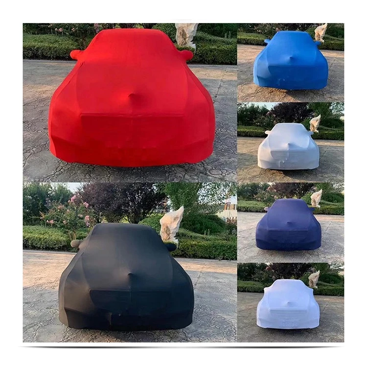 Factory Price Custom Universal Car Protective dustproof Covers Pink Car Cover for indoor garage