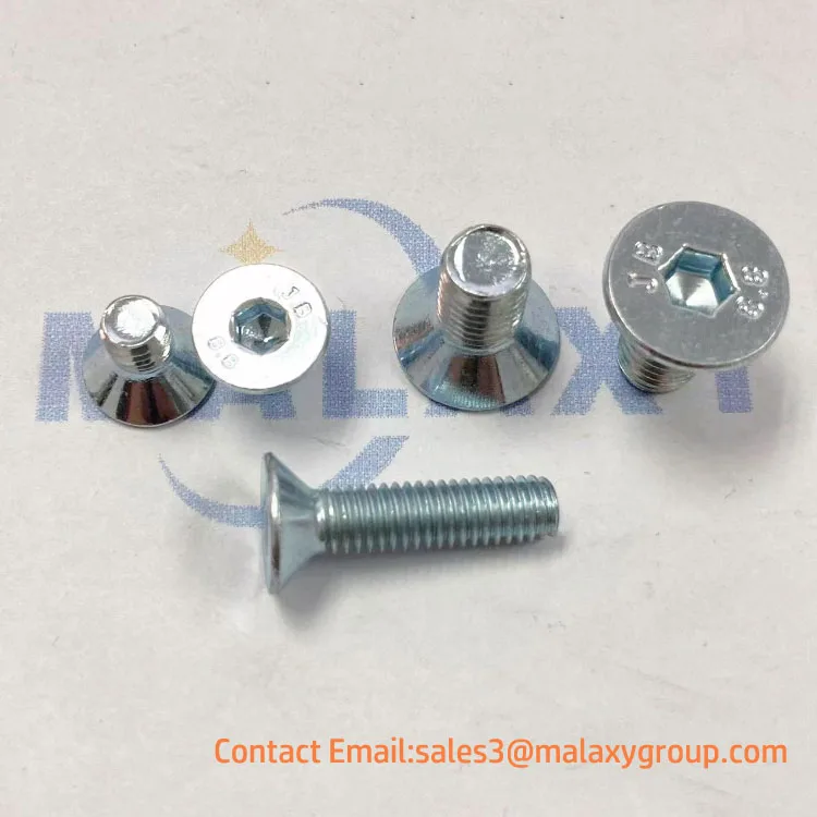 MALAXY Carbon Steel Allen csk hine Screw Hexagon Socket Flat Countersunk Head hine Screw M20 Plain