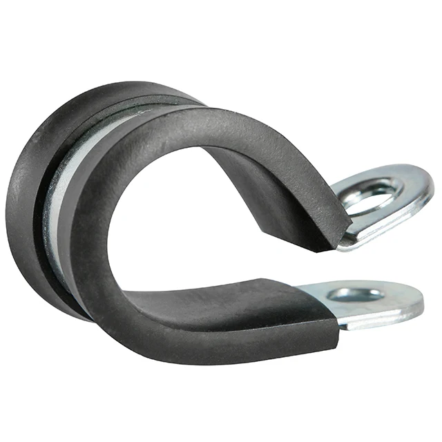 High quality Rubber Lined P Clip Hose Pipe Clamp Stainless Steel Cable Mount Hose Pipe Clamp