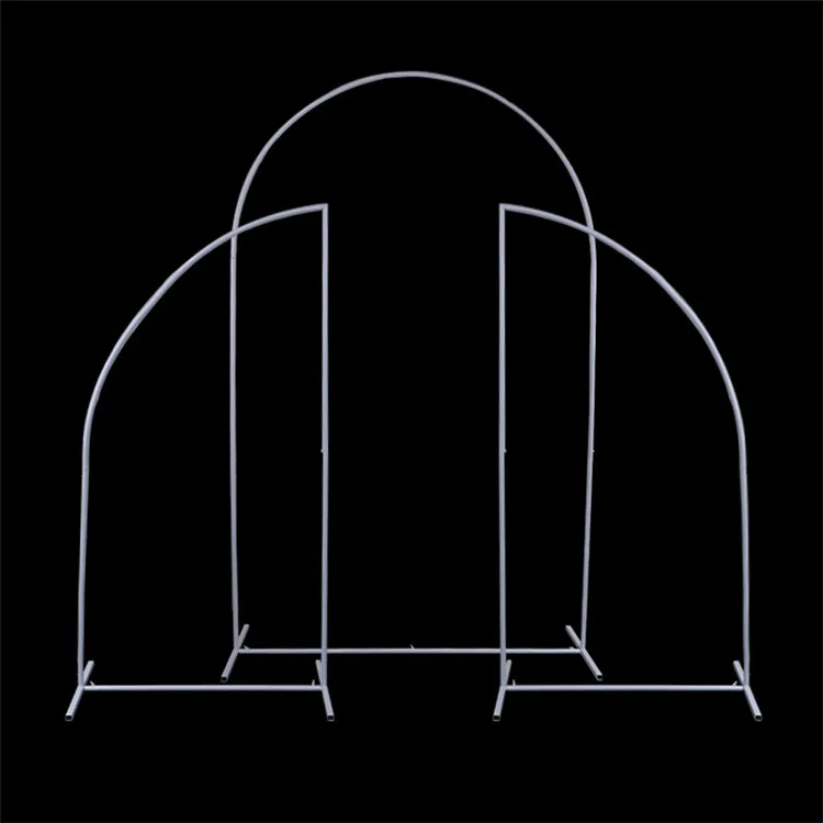 Outdoor Wedding Supplies 3pcs/Set Geometric Irregular Gold Arch Metal Flower Frame Stand Party Birthday Backdrop Decorative