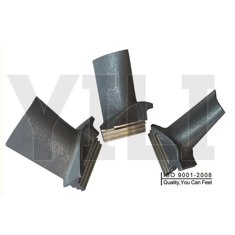 Nickel-based alloy gas turbine blade used for small gas turbine generator