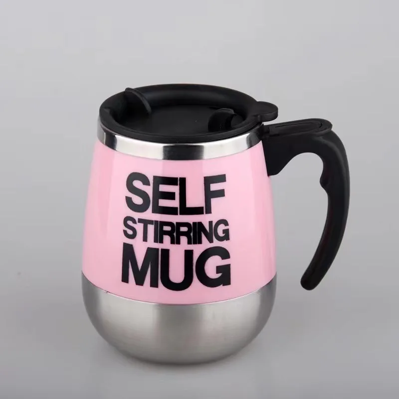 Rechargeable Self Stirring Mug Magnetic Electric Auto Mixing Stainless Steel Cup for Office/Kitchen/Travel/Home Coffee/Tea