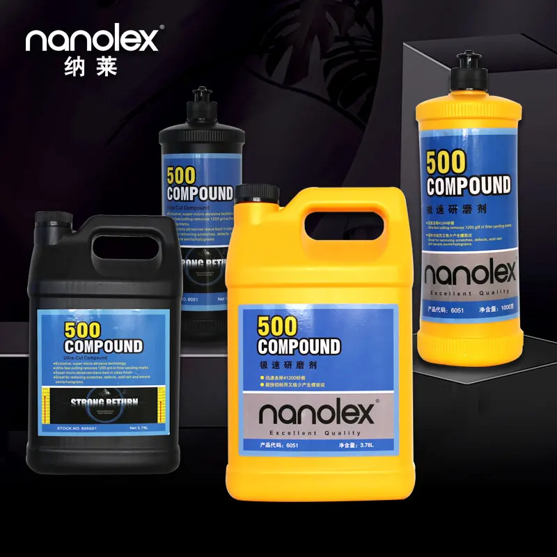 Nanolex 500 Car Polishing Compound Wax Paint Care Scratching Repair Kit Car Paint Scratch Repair Wax