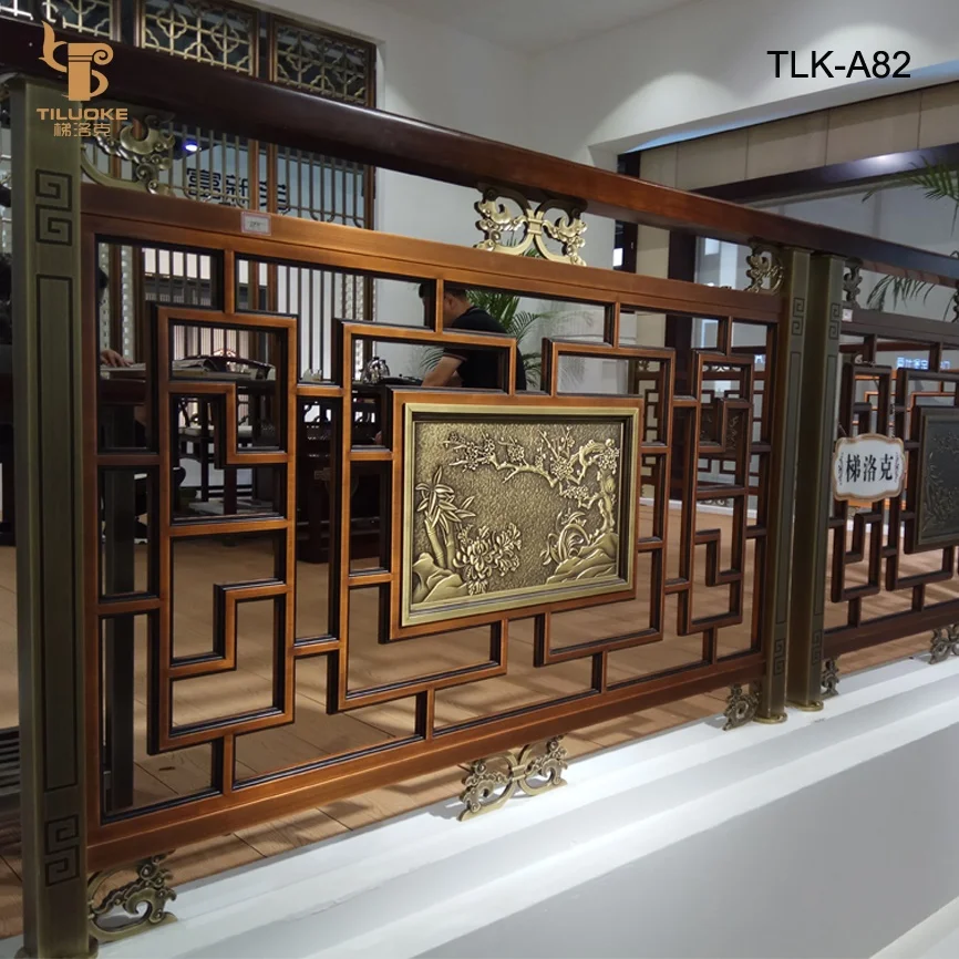 new design copper material chinese style fence design