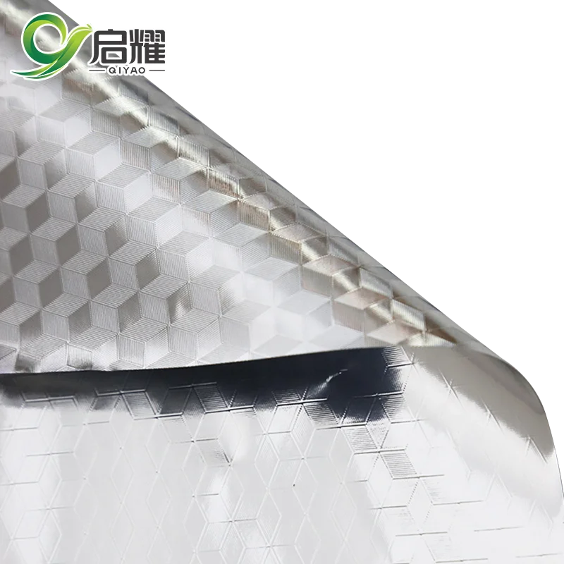 Декоративная OEM поливинилхлоридная алюминиевая пленка ПВХ MPET металлизированная алюминиевая фольга