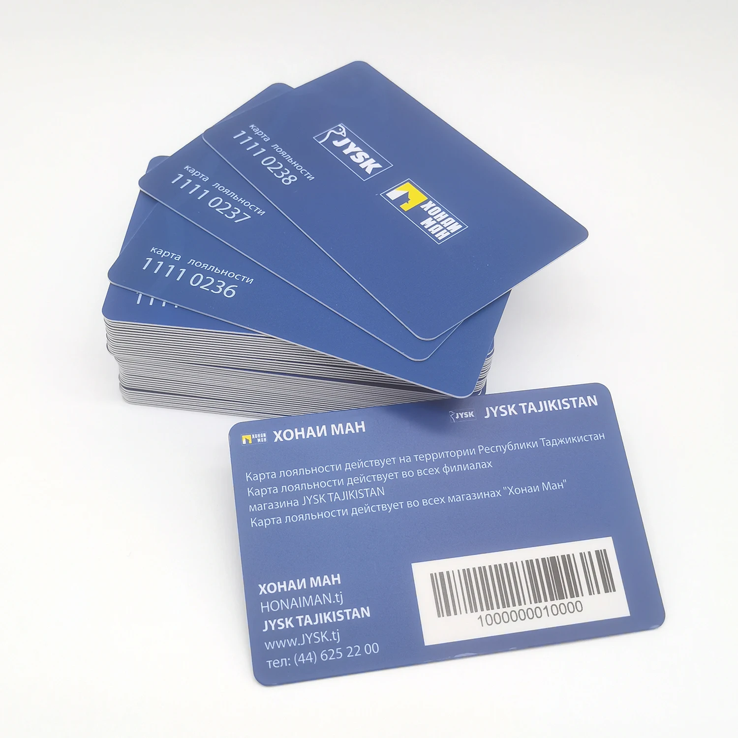 CR80 индивидуальный дизайн печать пластиковая VIP членская подарочная карта с номером карты