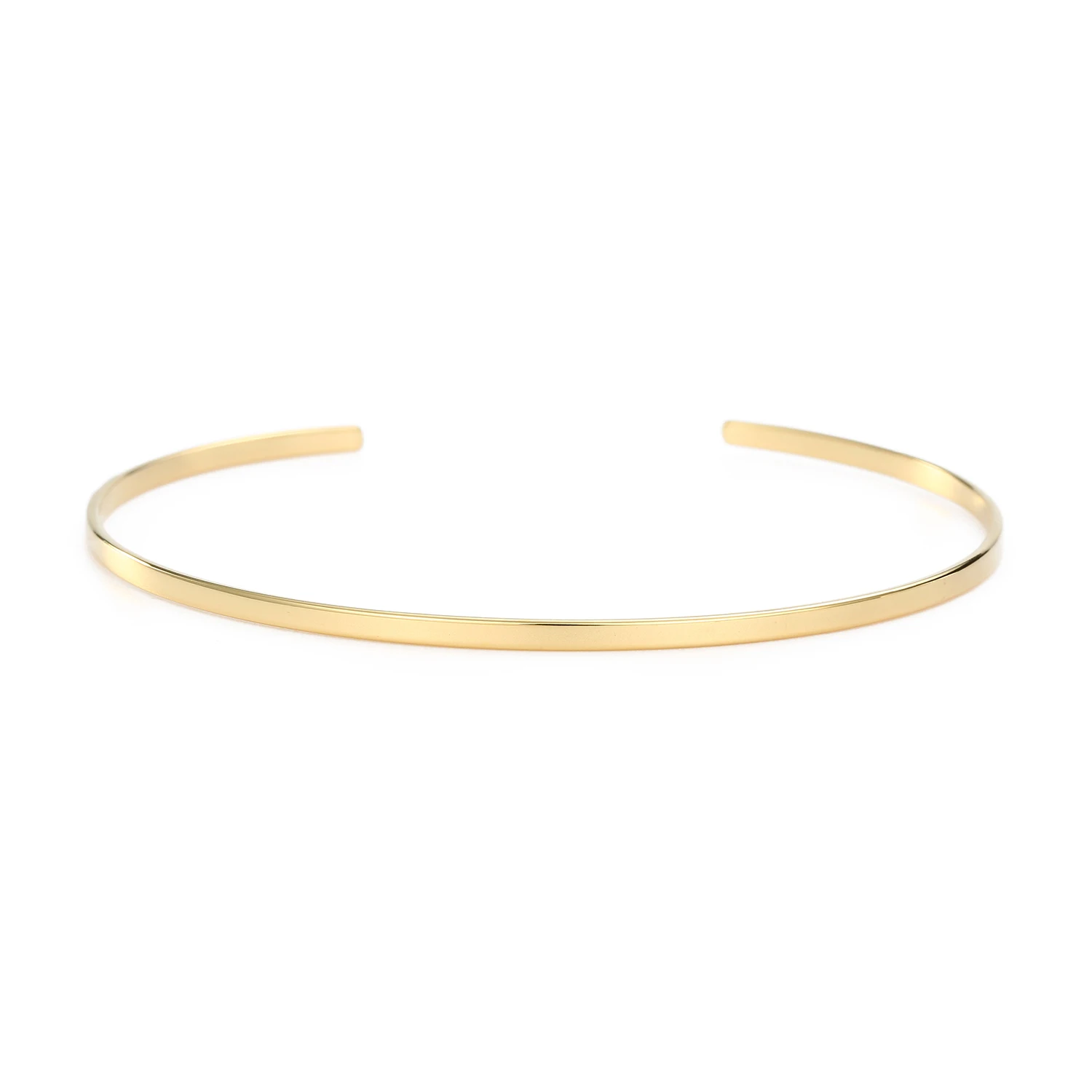 Top 10 sellers amazon Wholesale Classic Multilayers Cuff 316 L Stainless Steel Gold Plated Jewelry Bracelet Bangle Women