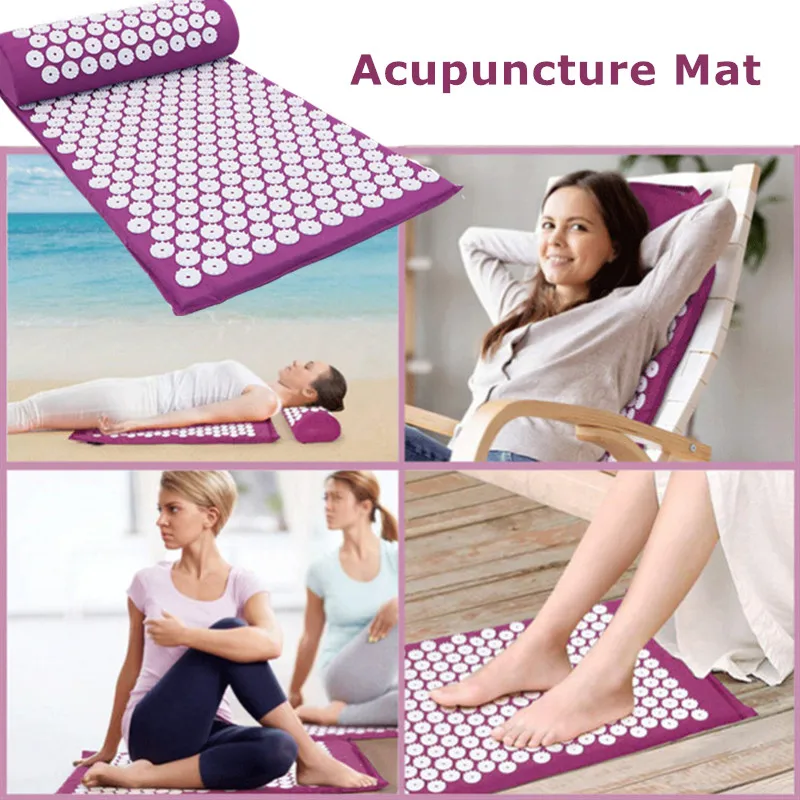 Напечатанный на заказ экологичный Массажный коврик для снятия стресса акупрессурный оздоровительный Коврик акупунктурный Шакти 100% хлопок Йога Акупрессурная подушка
