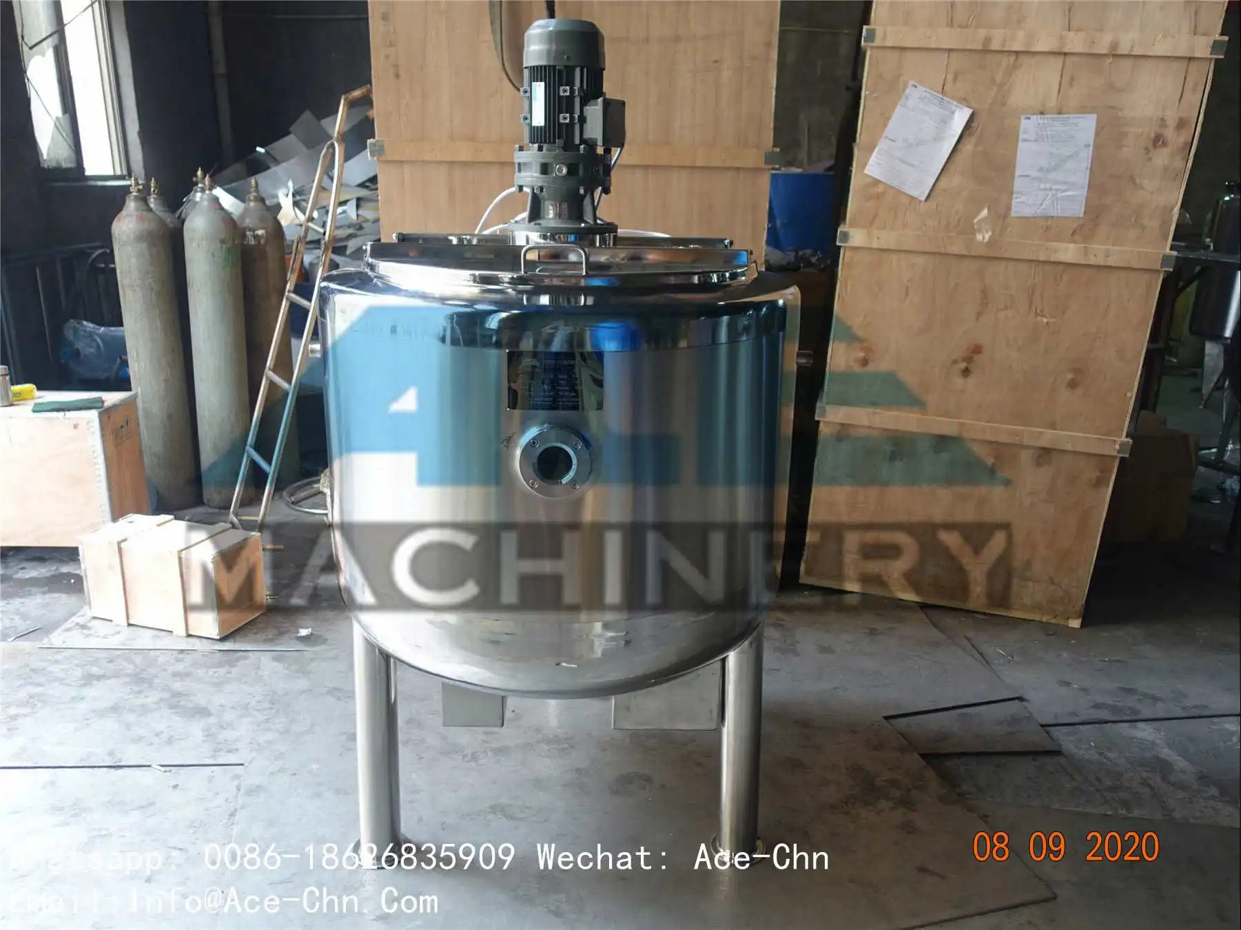Soap Making Machine Liquid Mixing Tank Toilet Production Line
