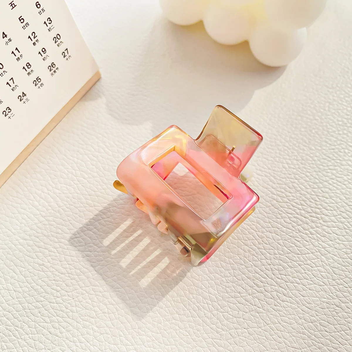 Hair Clamps Claw Clip  mini Leopard Cute Claw Clips Small Eco Friendly Acetate Hair Claws for Women