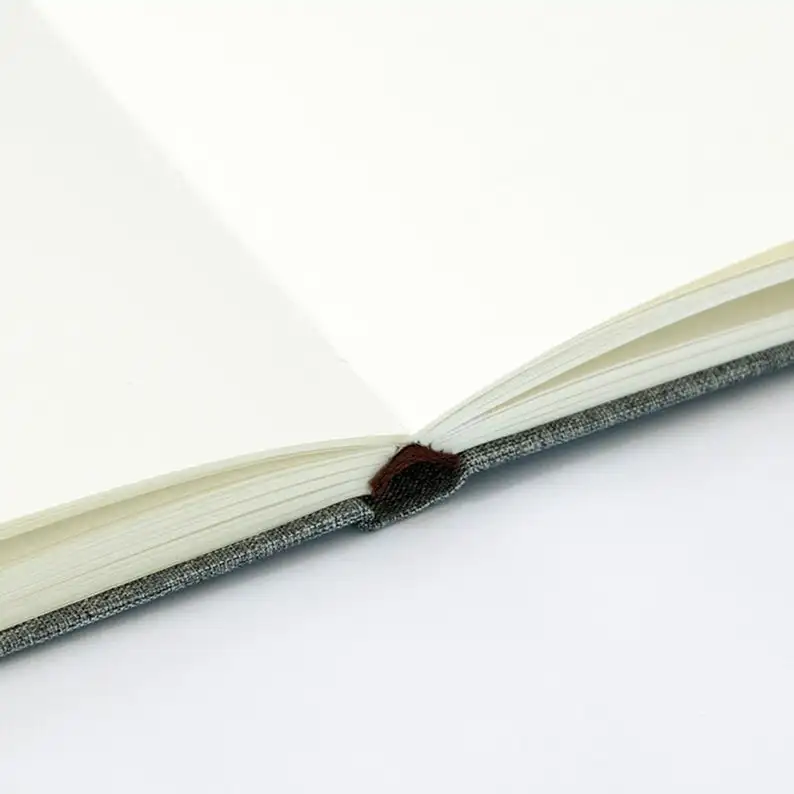 Льняной блокнот Тканевая обложка журнал экологически чистый книга