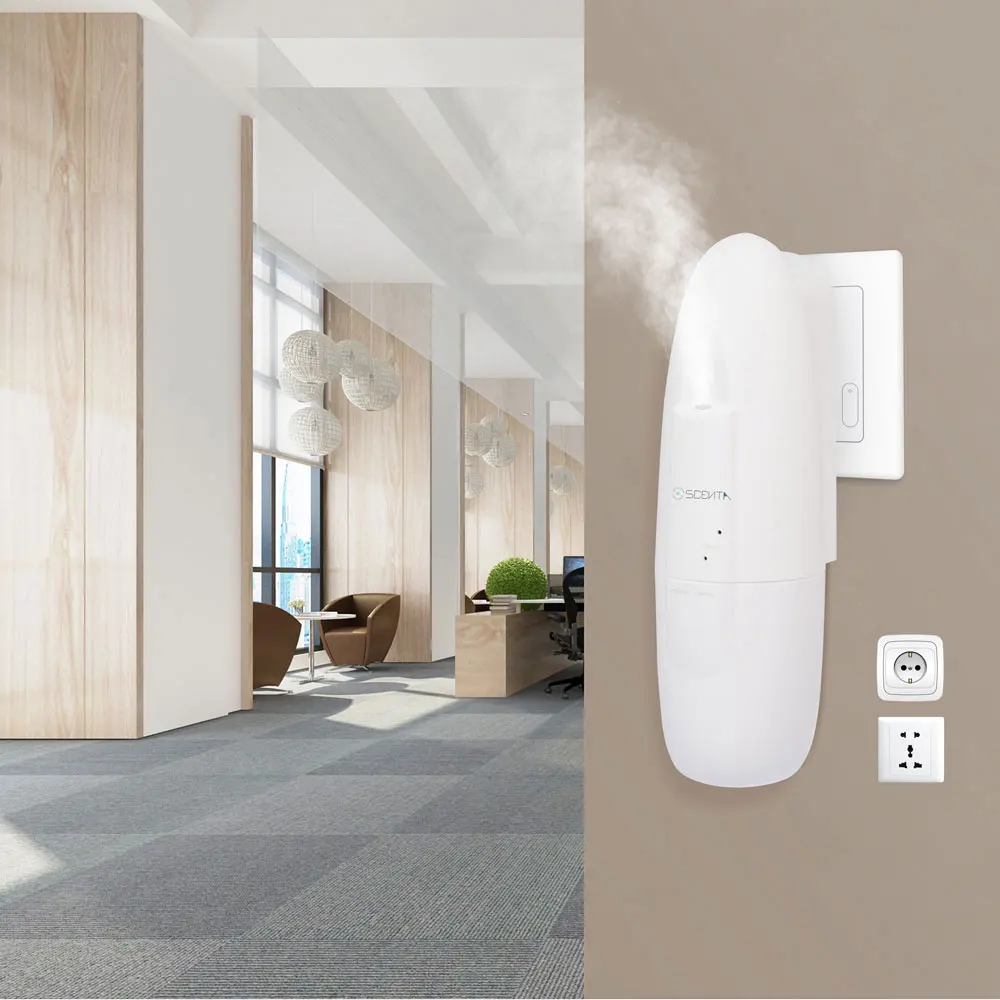 SCENTA Commercial Elegant Design Fragrance Diffuser Industrial Wall Plug Electric Mini Essential Oil Scent Air Machine