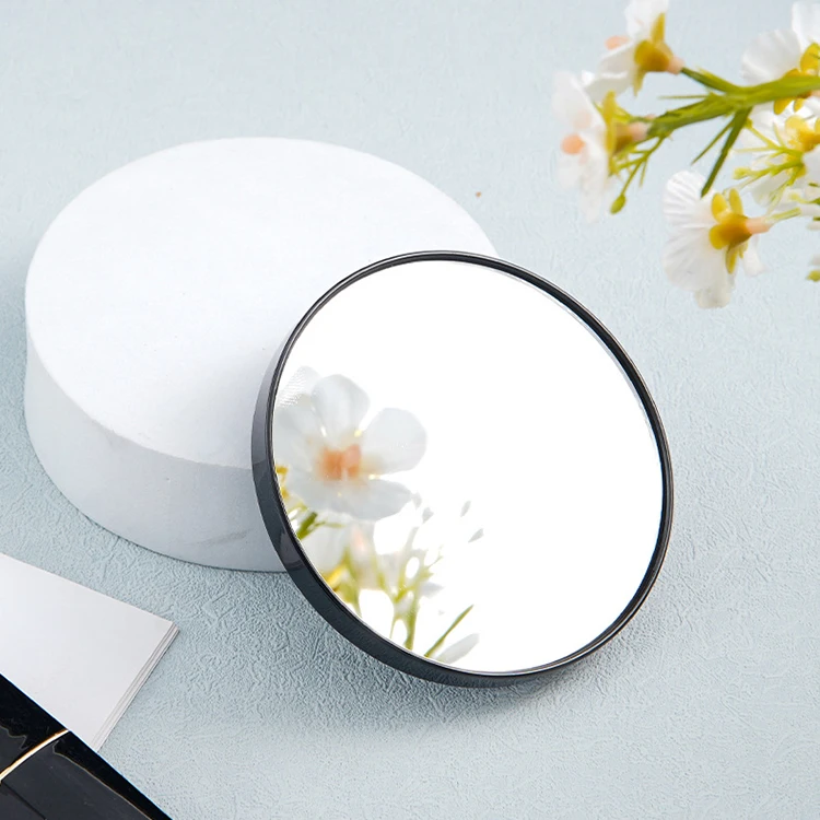 Round Mirror Bathroom Living Room 5X 10X 15X Makeup Magnifying Mirror For Accept Logo Customization