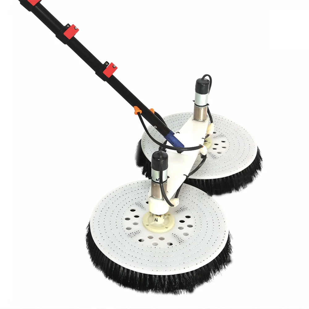 Щетка для очистки солнечной панели вращающаяся моечная машина фотоэлектрическая Очистительная пылеочистительная установка солнечных панелей