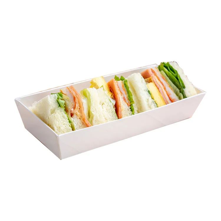 wholesale kraft paper sandwich box package wedding cake box with Transparent lid