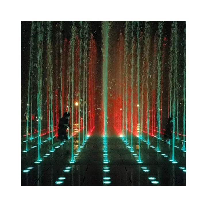 Factory direct supply Outdoor Public Place Colorful lights Dry Floor Music Dancing Water Fountain