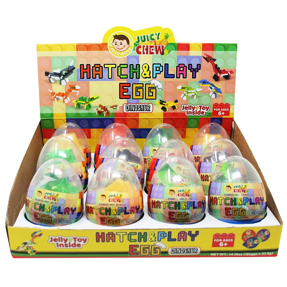 Josh Bosh Hatch & Play Eggs 48 Eggs / 1.18 Ounce with Toy Inside.