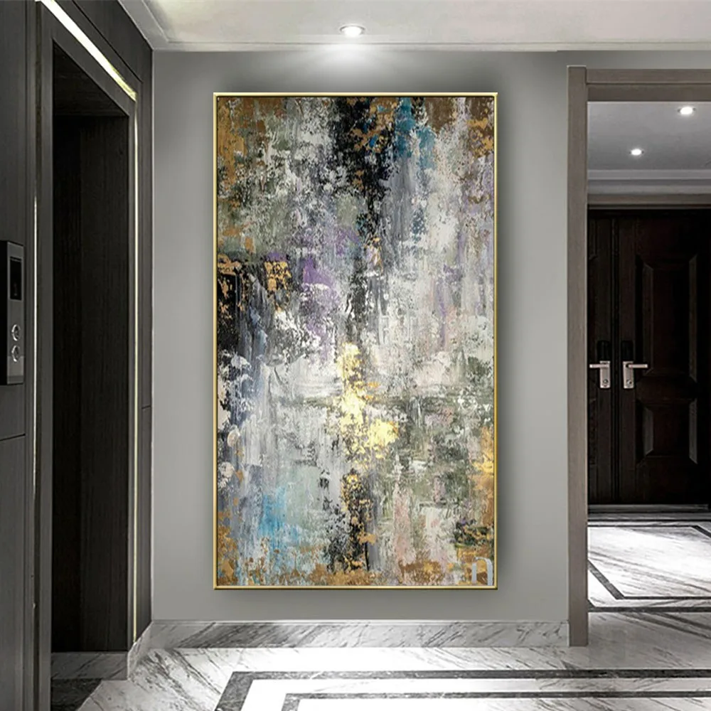 100% Hand-painted Nordic Style Room Decor Oil Painting Handmade Oil Painting Abstract Oil  Art