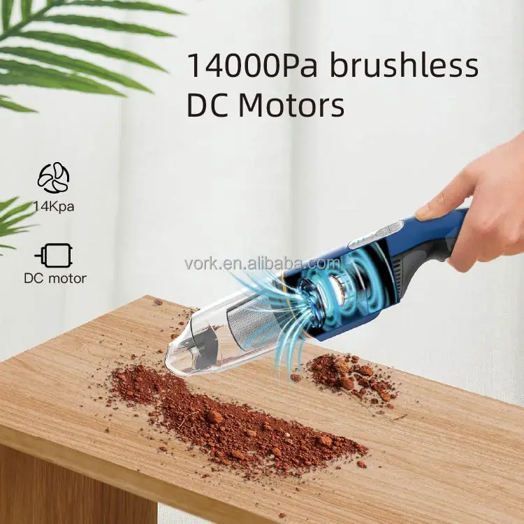 Factory Portable mini handheld cordless wireless car sofa wet dry vacuum cleaner hand vacuum cleaner