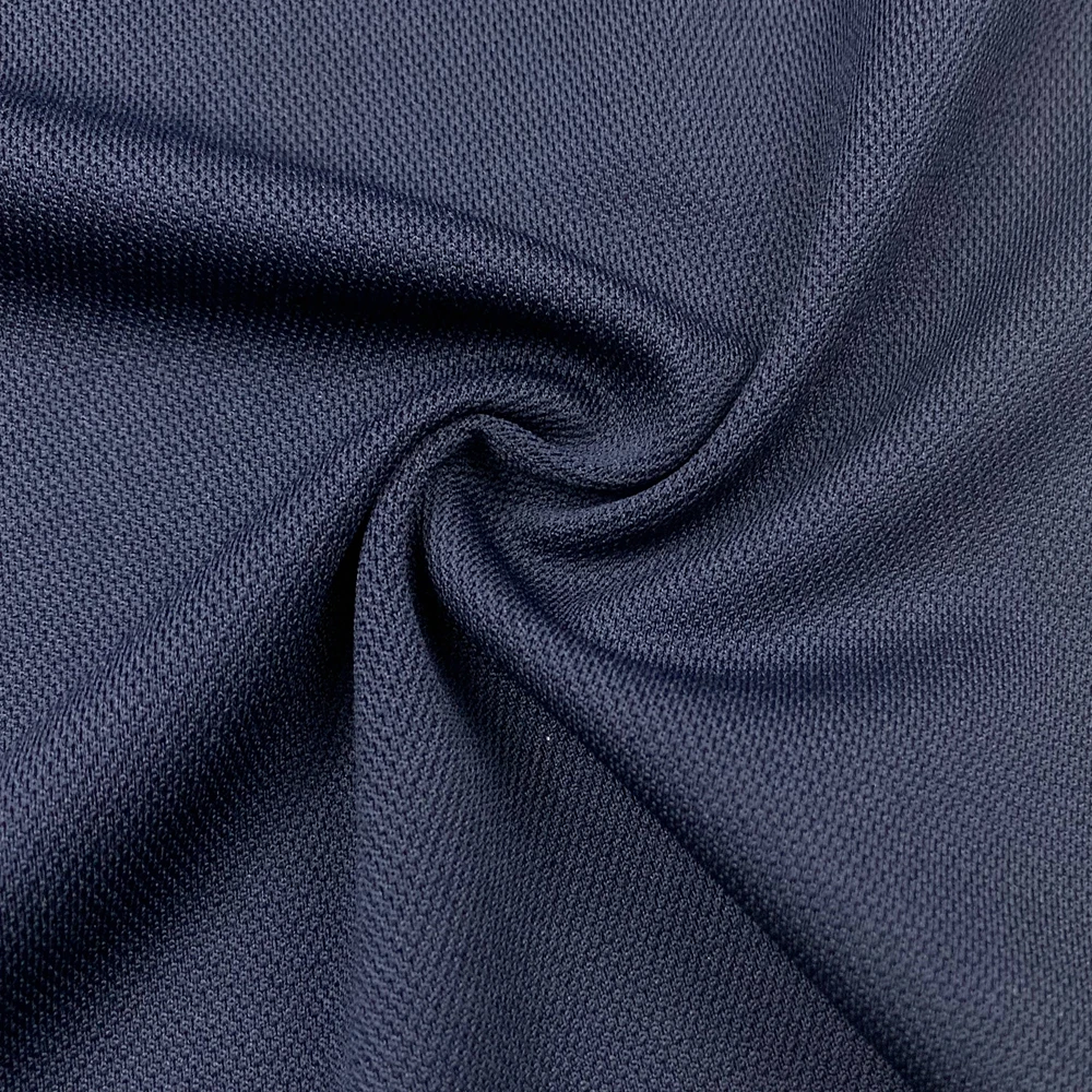 Polo Shirt Golf Summer Clothing 100% Cleancool Anti-Bacterial Quick Drying Polyester Pique Fabric