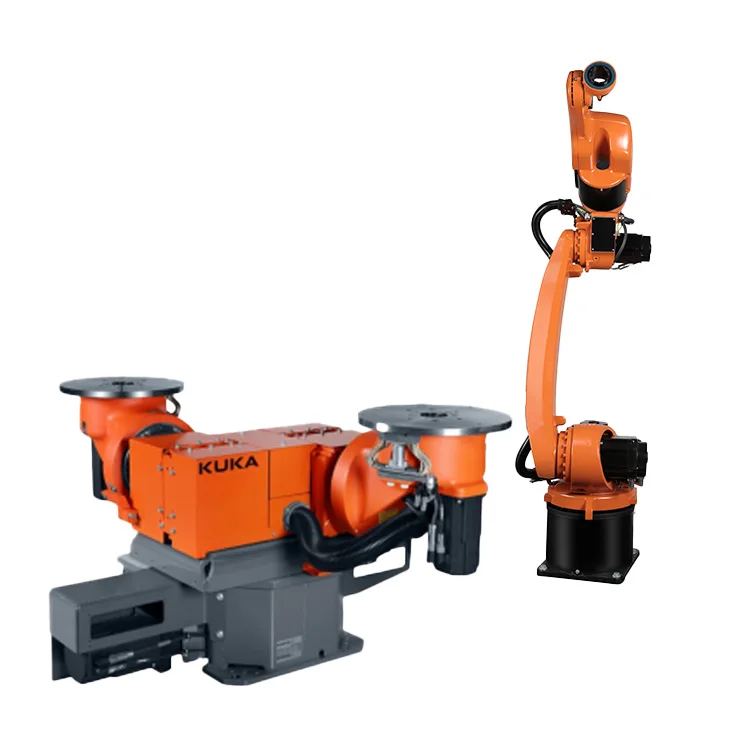KUKA KR 8 R1440-2 Robotic System Efficient ARC MIG Welding Equipment with KP1-V2T Automatic Positioner