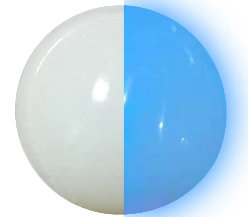 customized  inflatable  7cm   pvc  baseball with LED light for kid toys