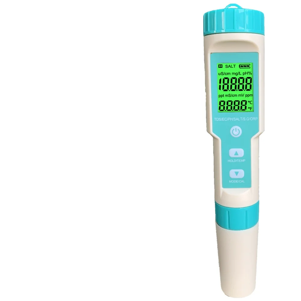 Измеритель солености ph тестер pH метр подсветка тестирование воды Ручка Тип ph метр