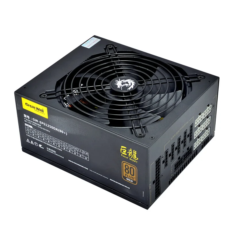  Для блока питания Great Wall 1250 Вт подходит для майнинга игр с конкурентоспособной ценой и быстрой