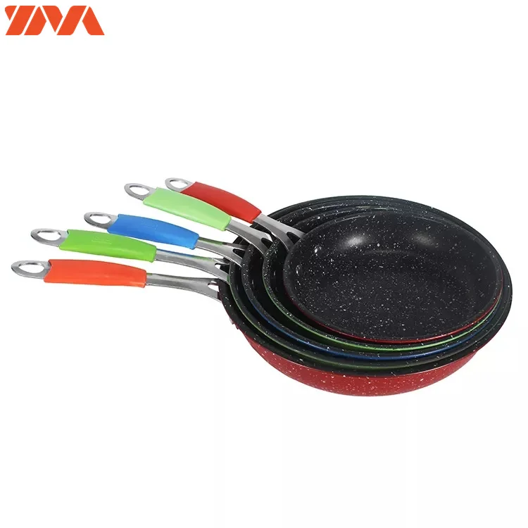 Stainless Steel Wok Non Stick Stainless Steel Fry Pans Cookware Set Kitchen Cooking Pot Casserole Set